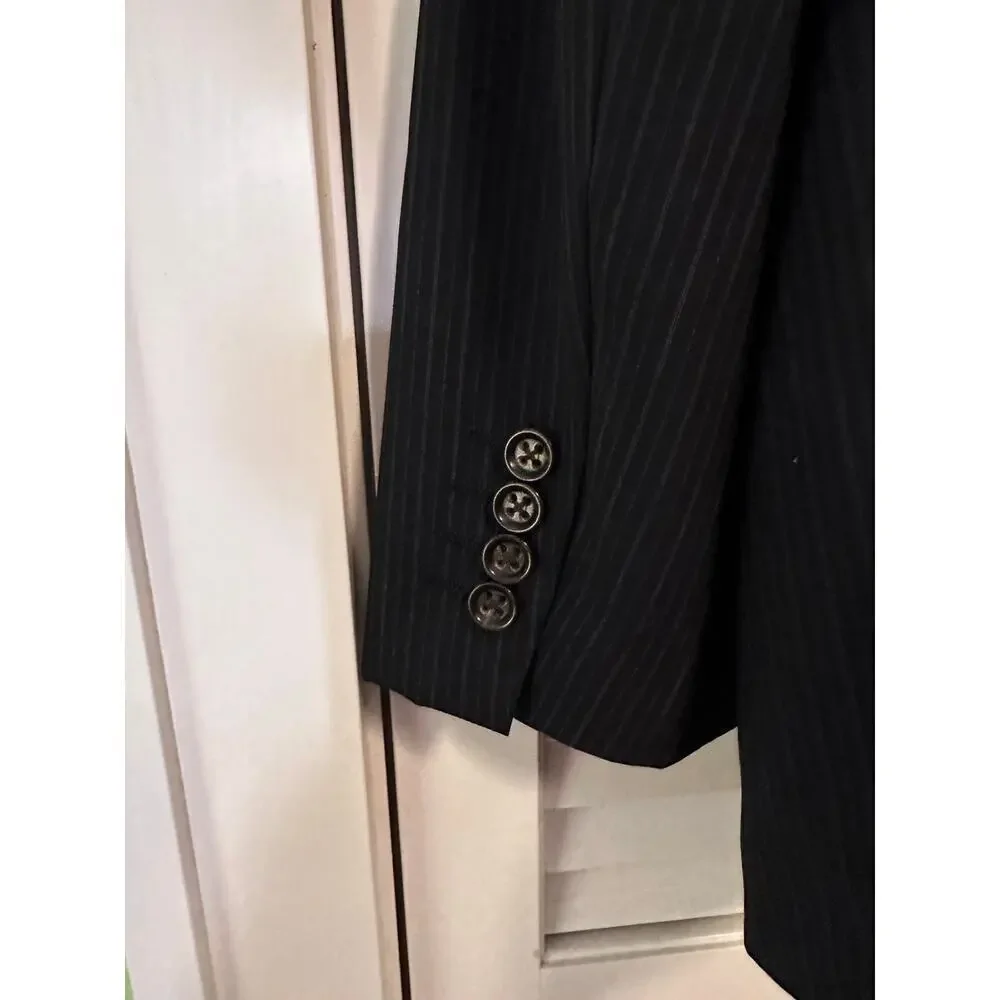 Stafford Classic Fit Pinstripe Suit - 2-Piece Set (Jacket 36x32)
